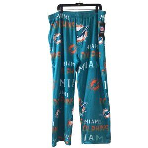 NWT NFL Pants Men’s XXL Miami Dolphins Team Apparel Sleepwear Lounge Pajama